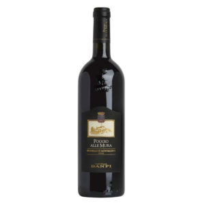 Etichetta Brunello di Montalcino Poggio alle Mura Banfi