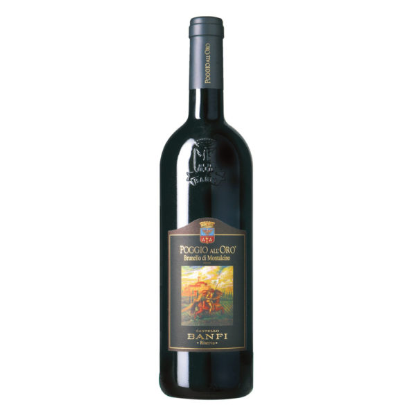 Etichetta Brunello di Montalcino Poggio all'Oro