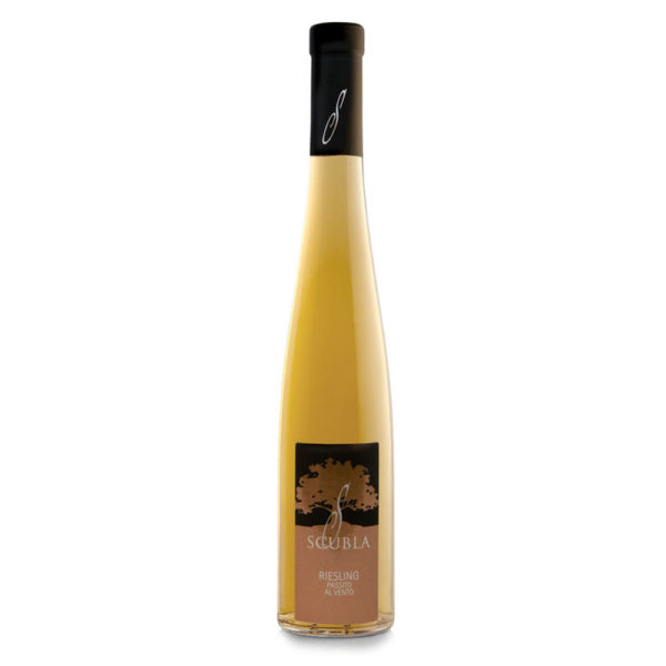 etichetta Riesling passito al vento scubla