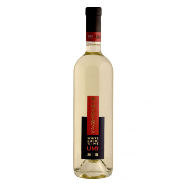 etichetta umi white sushi wine