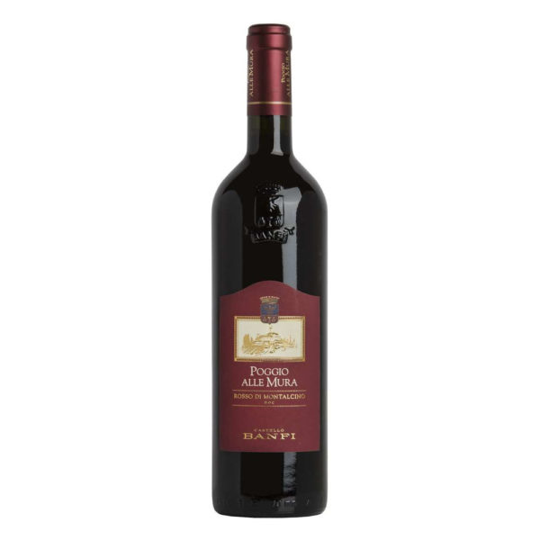 etichetta rosso di montalcino poggio alle mura banfi