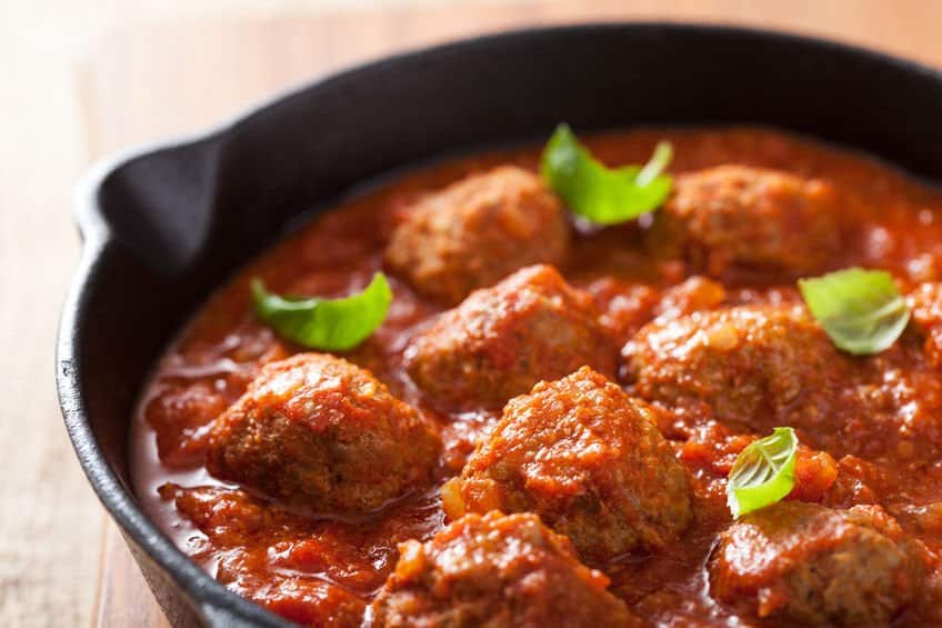 menù della festa del papà il secondo polpette al sugo la ricetta della nonna