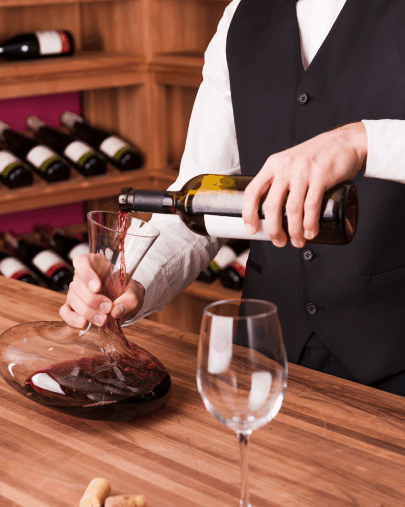 Decantazione del vino: a cosa serve